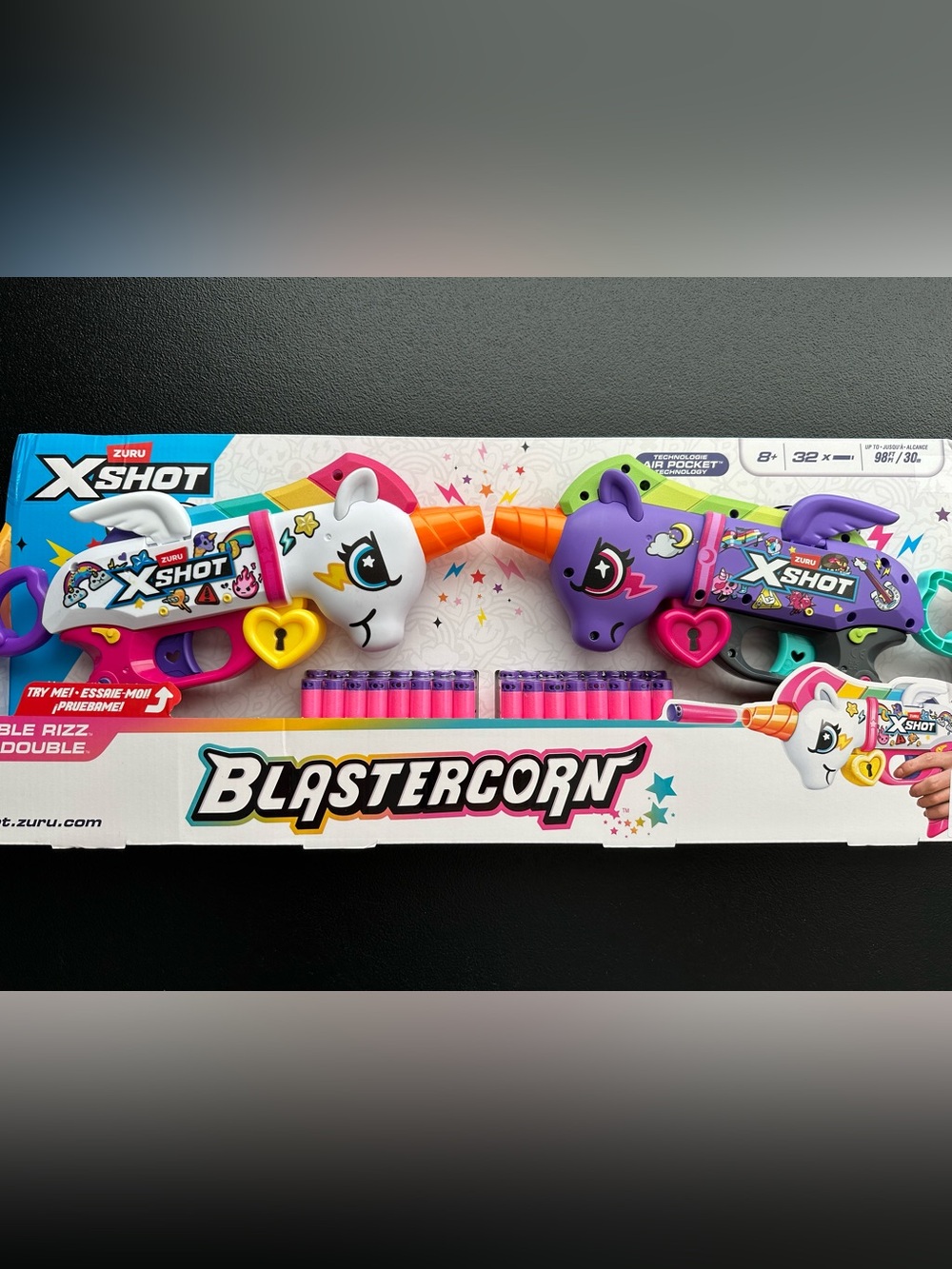 ZURU X-Shot Blastercorn Twin Unicorn Blasters